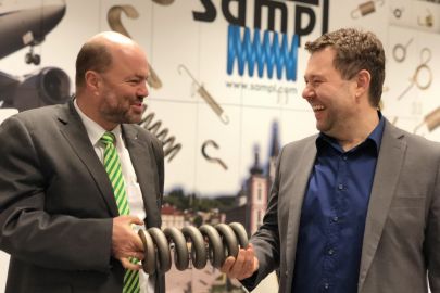 Hugo Sampl und Roland Harrer