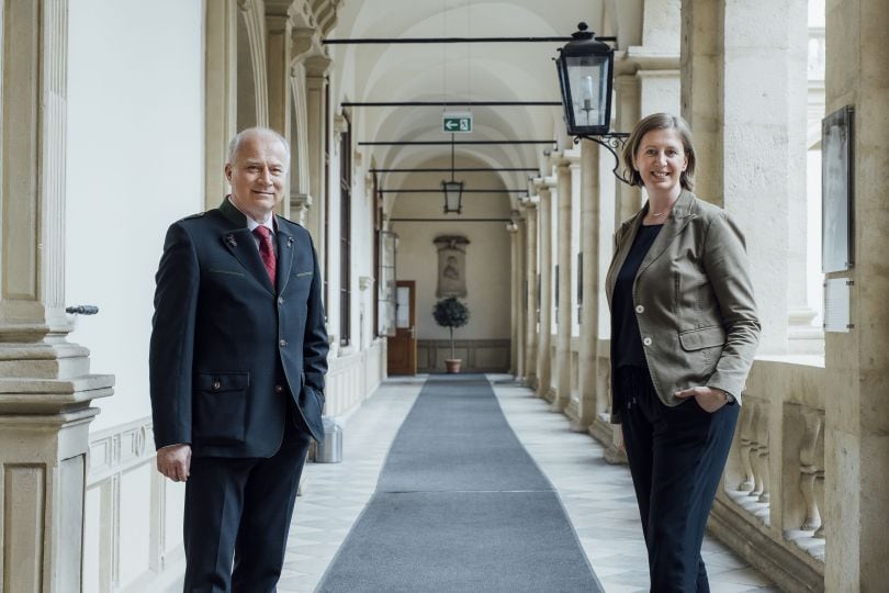 Hans Seitinger und Barbara Eibinger-Miedl