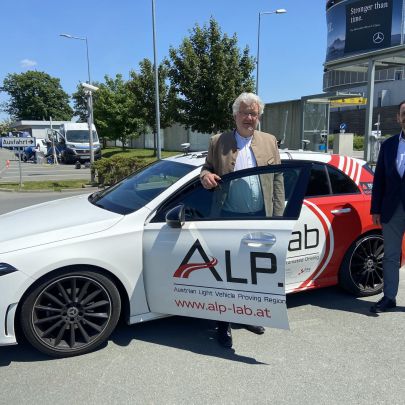 DI Gerhard Greiner, ALP.Lab und Ing. Mag. Bernd Datler, ASFINAG Maut Service GmbH