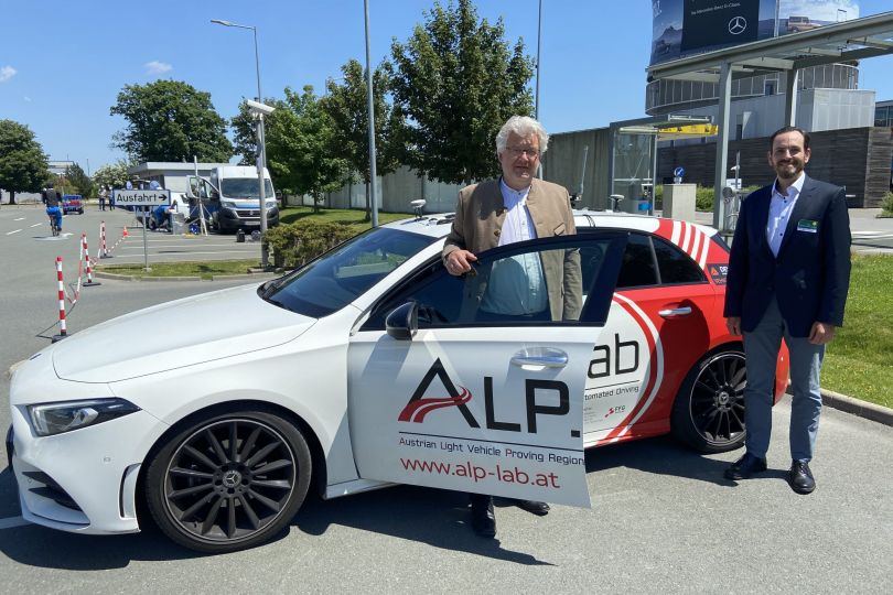 DI Gerhard Greiner, ALP.Lab und Ing. Mag. Bernd Datler, ASFINAG Maut Service GmbH