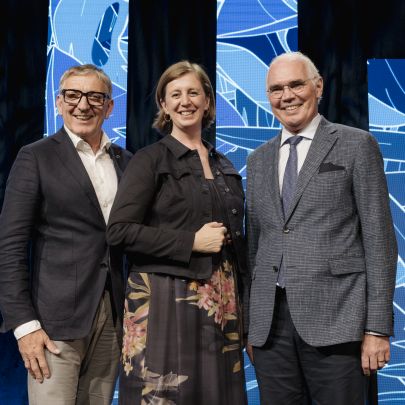 Josef Herk, Präsident der Wirtschaftskammer Steiermark , Wirtschaftslandesrätin Barbara Eibinger-Miedl und Stefan Stolitzka, Präsident der IV-Steiermark