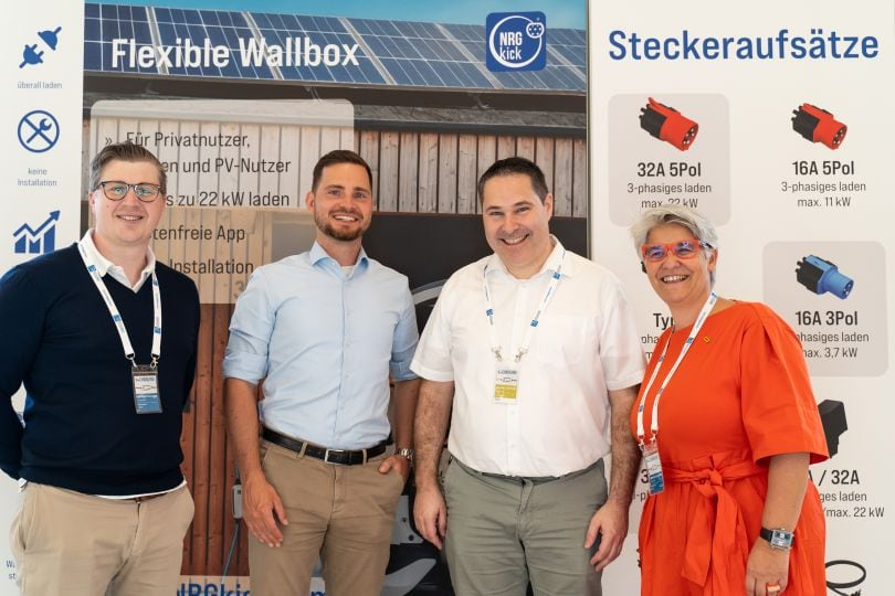 Oliver Zeisberger (Moderator), Alexander Winkler (Software Leiter DiniTech GmbH), Marcella Kral (ÖAMTC), Dietmar Niederl (GF DiniTech GmbH), Paul Zöchling (Österreichische POST), Gilbert Neubauer (Vertriebsleiter DiniTech GmbH)