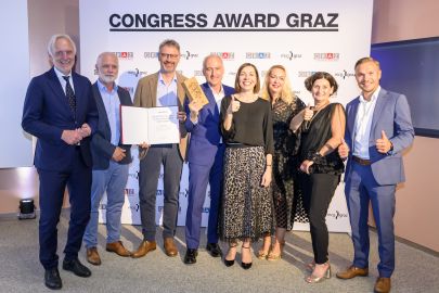 Das Team von JR und SFG mit Stadtrat Günther Riegler
