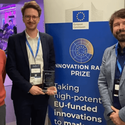 Eoghan O’neill (Sen. Policy Officer EU Commission), Lukas Pachernegg (Ecolyte), Stefan Spirk (CEO & Founder Ecolyte GmbH)