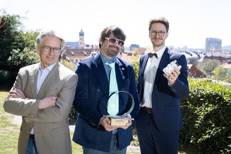 Dieter Wurm, Stefan Spirk (CEO) und Lukas Pachernegg-Mair von Ecolyte