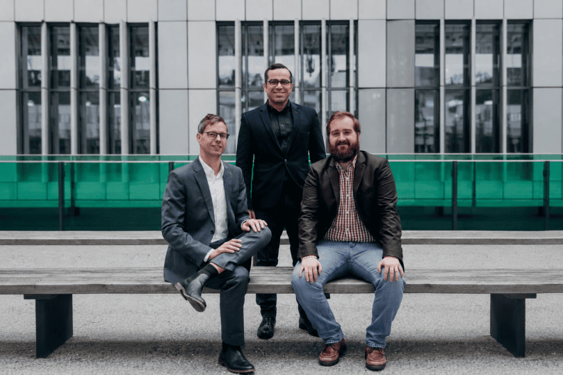 arterioscope-Gründer (v.l.): Hermann Moser (CEO), Vahid Badeli (CTO) und Sascha Ranft (CSO)