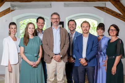 v.l.n.r.: Magdalena Stabler, Katharina Kern, Markus Rieger, Gerd Holzschlag, Michael Liebminger, Daniel Krautzer, Susanne Steinkellner und Manuela Maier