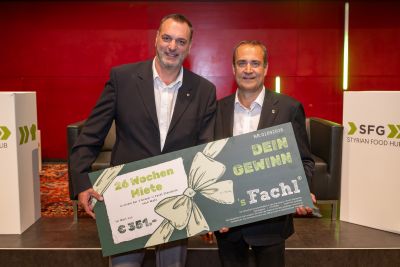 Andreas Cretnik, SFG-Geschäftsführer Christoph Ludwig