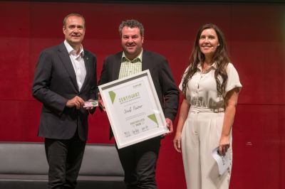 SFG-Geschäftsführer Christoph Ludwig, Josef Fischer, Leiterin des Styrian Food Hub Susanne Urschler