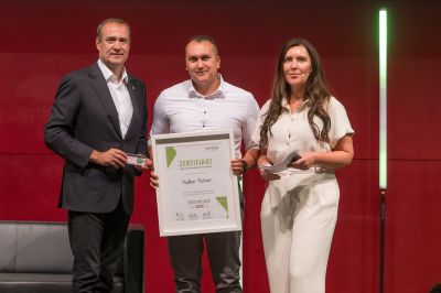 SFG-Geschäftsführer Christoph Ludwig, Hakon Pichler, Leiterin des Styrian Food Hub Susanne Urschler