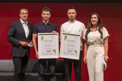 SFG-Geschäftsführer Christoph Ludwig, Axel Widorn, Martin Winkler, Leiterin des Styrian Food Hub Susanne Urschler