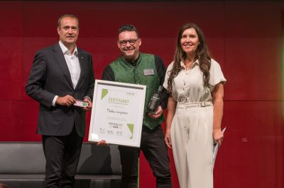 SFG-Geschäftsführer Christoph Ludwig, Markus Leingruber, Leiterin des Styrian Food Hub Susanne Urschler