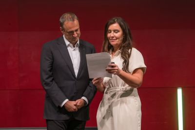 SFG-Geschäftsführer Christoph Ludwig, Leiterin des Styrian Food Hub Susanne Urschler